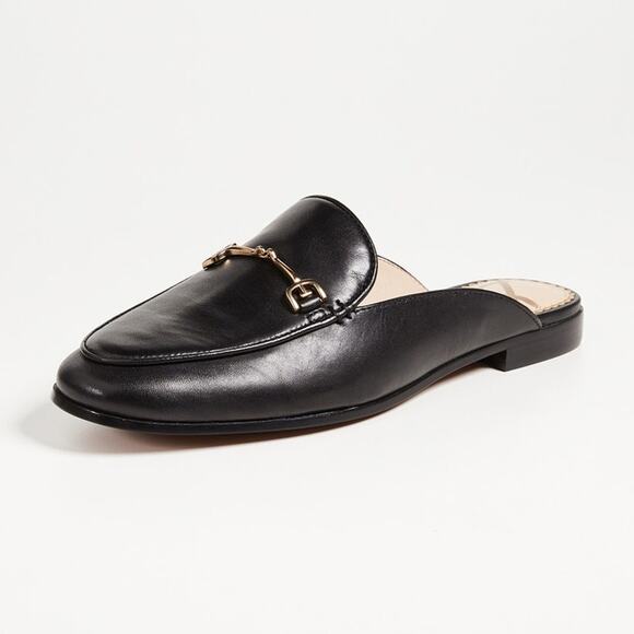 Sam Edelman Linnie Flat Mules - 9.5 - Black - Picture 1 of 5